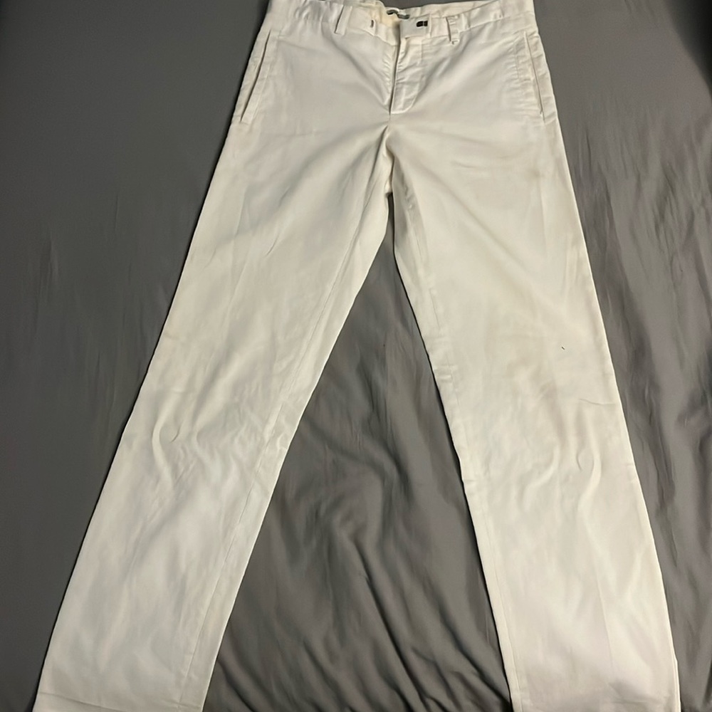 White Chino style PRADA pants